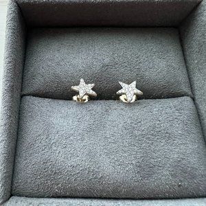 Kenda Scott Diamond Star Stud Earrings - Gold